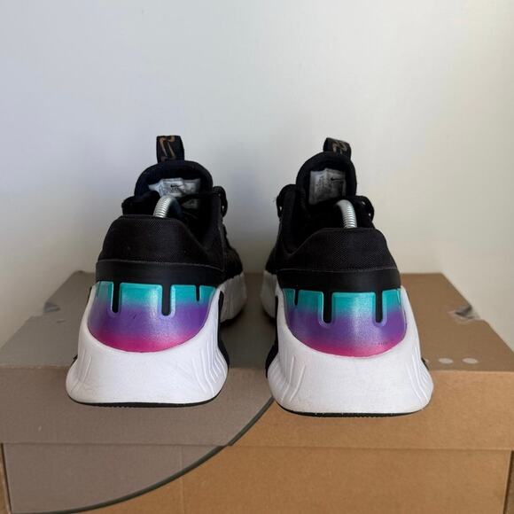 Nike Free Metcon 5 Black/ Fireberry Gold Women Running Sneakers - SZ 8.5 - Picture 5 of 13